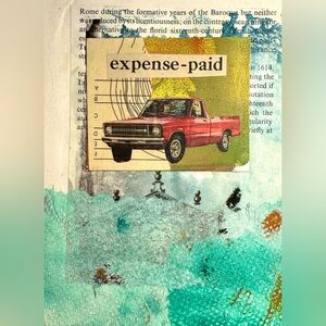 Hand Made Travel Collage Art